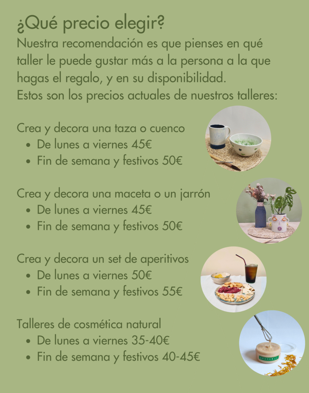 Qué precio elegir